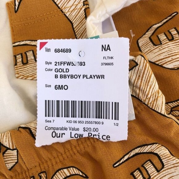 PL:Baby 3 Piece Matching Set Sweatpants Sweatshirt Bodysuit 6M - Picture 11 of 12